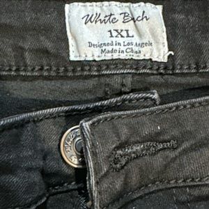 1XL White Birch Jeans (black)